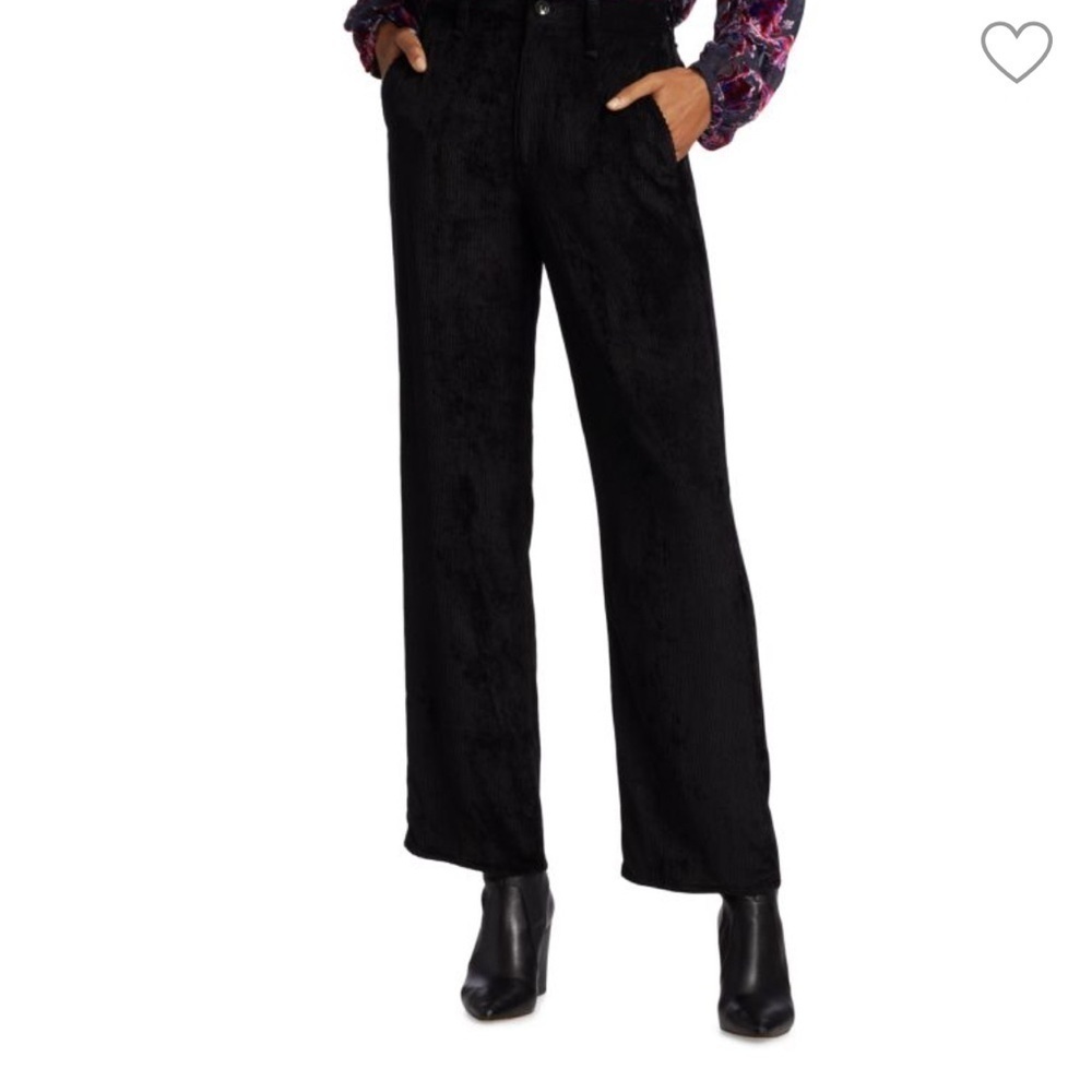Rag & Bone Ellie soft and flowing straight leg viscose corduroy pants - Picture 3 of 12